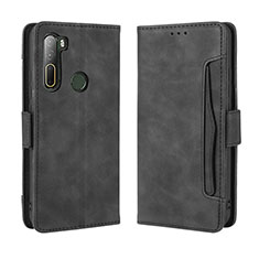 Coque Portefeuille Livre Cuir Etui Clapet BY3 pour HTC U20 5G Noir