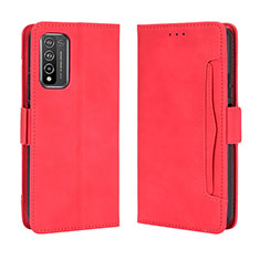 Coque Portefeuille Livre Cuir Etui Clapet BY3 pour Huawei Honor 10X Lite Rouge