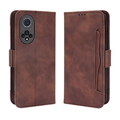 Coque Portefeuille Livre Cuir Etui Clapet BY3 pour Huawei Honor 50 Pro 5G Marron