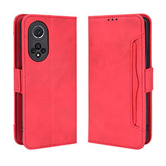 Coque Portefeuille Livre Cuir Etui Clapet BY3 pour Huawei Honor 50 Pro 5G Rouge