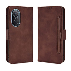 Coque Portefeuille Livre Cuir Etui Clapet BY3 pour Huawei Honor 50 SE 5G Marron