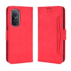 Coque Portefeuille Livre Cuir Etui Clapet BY3 pour Huawei Honor 50 SE 5G Rouge