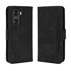 Coque Portefeuille Livre Cuir Etui Clapet BY3 pour Huawei Honor 60 5G Noir