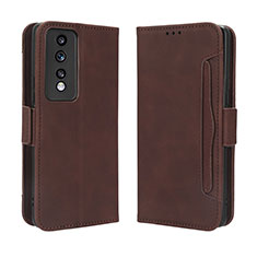 Coque Portefeuille Livre Cuir Etui Clapet BY3 pour Huawei Honor 80 GT 5G Marron