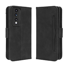 Coque Portefeuille Livre Cuir Etui Clapet BY3 pour Huawei Honor 80 GT 5G Noir