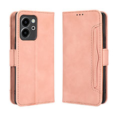 Coque Portefeuille Livre Cuir Etui Clapet BY3 pour Huawei Honor 80 SE 5G Rose