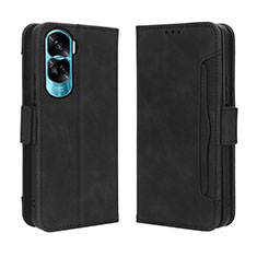 Coque Portefeuille Livre Cuir Etui Clapet BY3 pour Huawei Honor 90 Lite 5G Noir