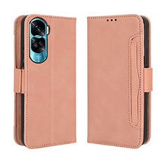 Coque Portefeuille Livre Cuir Etui Clapet BY3 pour Huawei Honor 90 Lite 5G Rose