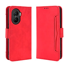 Coque Portefeuille Livre Cuir Etui Clapet BY3 pour Huawei Honor X40i 5G Rouge