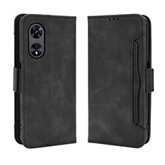 Coque Portefeuille Livre Cuir Etui Clapet BY3 pour Huawei Honor X5 Plus Noir