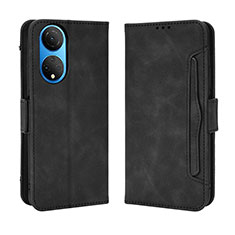 Coque Portefeuille Livre Cuir Etui Clapet BY3 pour Huawei Honor X7 Noir