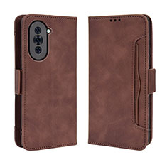 Coque Portefeuille Livre Cuir Etui Clapet BY3 pour Huawei Nova 10 Pro Marron