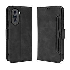 Coque Portefeuille Livre Cuir Etui Clapet BY3 pour Huawei Nova 10 Pro Noir