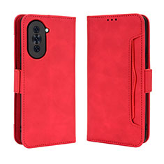 Coque Portefeuille Livre Cuir Etui Clapet BY3 pour Huawei Nova 10 Rouge