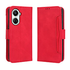 Coque Portefeuille Livre Cuir Etui Clapet BY3 pour Huawei Nova 10 SE Rouge