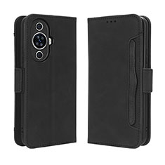 Coque Portefeuille Livre Cuir Etui Clapet BY3 pour Huawei Nova 11 Ultra Noir