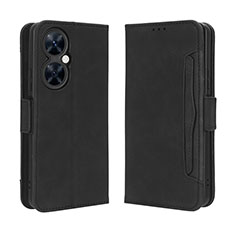 Coque Portefeuille Livre Cuir Etui Clapet BY3 pour Huawei Nova 11i Noir