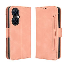 Coque Portefeuille Livre Cuir Etui Clapet BY3 pour Huawei Nova 11i Rose