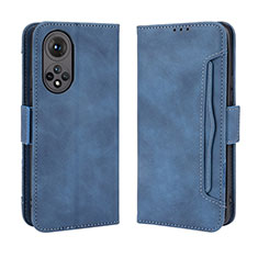 Coque Portefeuille Livre Cuir Etui Clapet BY3 pour Huawei Nova 9 Bleu