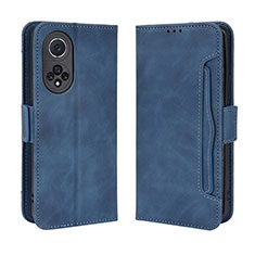 Coque Portefeuille Livre Cuir Etui Clapet BY3 pour Huawei Nova 9 Pro Bleu