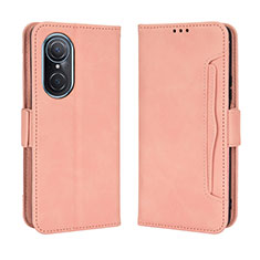 Coque Portefeuille Livre Cuir Etui Clapet BY3 pour Huawei Nova 9 SE Rose