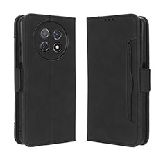 Coque Portefeuille Livre Cuir Etui Clapet BY3 pour Huawei Nova Y91 Noir