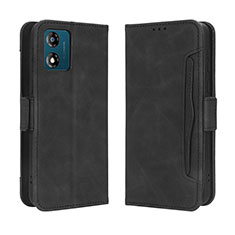 Coque Portefeuille Livre Cuir Etui Clapet BY3 pour Motorola Moto E13 Noir