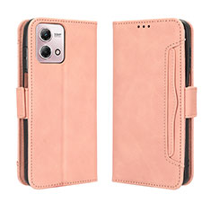 Coque Portefeuille Livre Cuir Etui Clapet BY3 pour Motorola Moto G Stylus (2023) 4G Rose