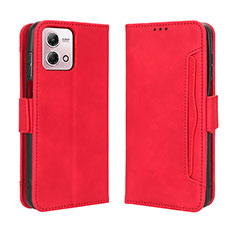 Coque Portefeuille Livre Cuir Etui Clapet BY3 pour Motorola Moto G Stylus (2023) 4G Rouge