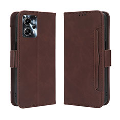 Coque Portefeuille Livre Cuir Etui Clapet BY3 pour Motorola Moto G13 Marron