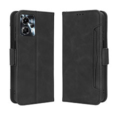 Coque Portefeuille Livre Cuir Etui Clapet BY3 pour Motorola Moto G13 Noir