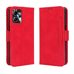 Coque Portefeuille Livre Cuir Etui Clapet BY3 pour Motorola Moto G13 Rouge