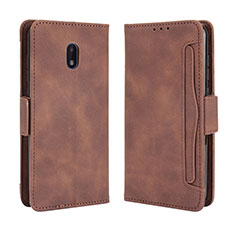 Coque Portefeuille Livre Cuir Etui Clapet BY3 pour Nokia C01 Plus Marron