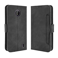 Coque Portefeuille Livre Cuir Etui Clapet BY3 pour Nokia C20 Noir