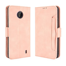 Coque Portefeuille Livre Cuir Etui Clapet BY3 pour Nokia C20 Rose