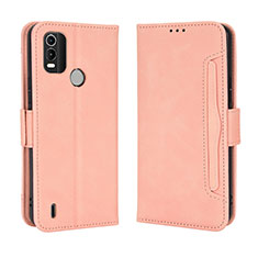 Coque Portefeuille Livre Cuir Etui Clapet BY3 pour Nokia C21 Plus Rose