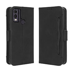 Coque Portefeuille Livre Cuir Etui Clapet BY3 pour Nokia C22 Noir