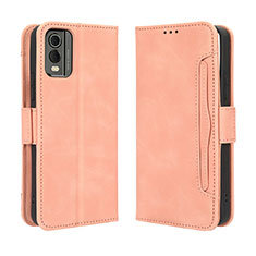 Coque Portefeuille Livre Cuir Etui Clapet BY3 pour Nokia C32 Rose