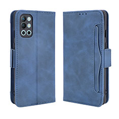 Coque Portefeuille Livre Cuir Etui Clapet BY3 pour OnePlus 9R 5G Bleu