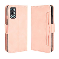 Coque Portefeuille Livre Cuir Etui Clapet BY3 pour OnePlus 9R 5G Rose