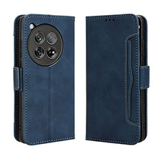 Coque Portefeuille Livre Cuir Etui Clapet BY3 pour OnePlus Ace 3 5G Bleu