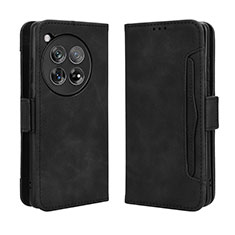 Coque Portefeuille Livre Cuir Etui Clapet BY3 pour OnePlus Ace 3 5G Noir