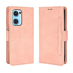 Coque Portefeuille Livre Cuir Etui Clapet BY3 pour OnePlus Nord CE 2 5G Rose