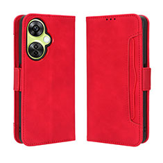 Coque Portefeuille Livre Cuir Etui Clapet BY3 pour OnePlus Nord CE 3 5G Rouge