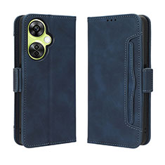 Coque Portefeuille Livre Cuir Etui Clapet BY3 pour OnePlus Nord CE 3 Lite 5G Bleu