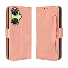 Coque Portefeuille Livre Cuir Etui Clapet BY3 pour OnePlus Nord CE 3 Lite 5G Rose