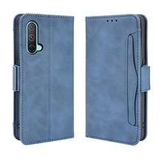 Coque Portefeuille Livre Cuir Etui Clapet BY3 pour OnePlus Nord CE 5G Bleu