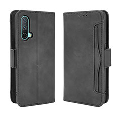 Coque Portefeuille Livre Cuir Etui Clapet BY3 pour OnePlus Nord CE 5G Noir