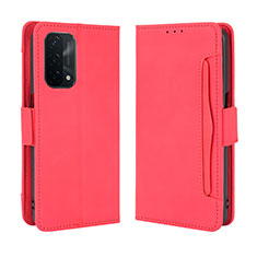 Coque Portefeuille Livre Cuir Etui Clapet BY3 pour OnePlus Nord N200 5G Rouge