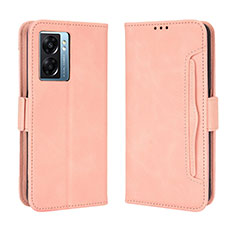 Coque Portefeuille Livre Cuir Etui Clapet BY3 pour OnePlus Nord N300 5G Rose